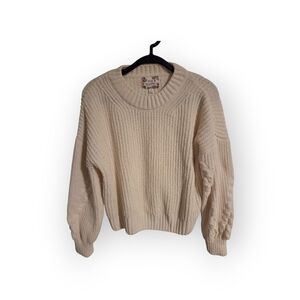Pink Republic Cream Knit Sweater